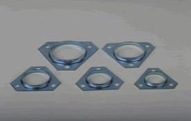Triangle Three Bolt Flanges